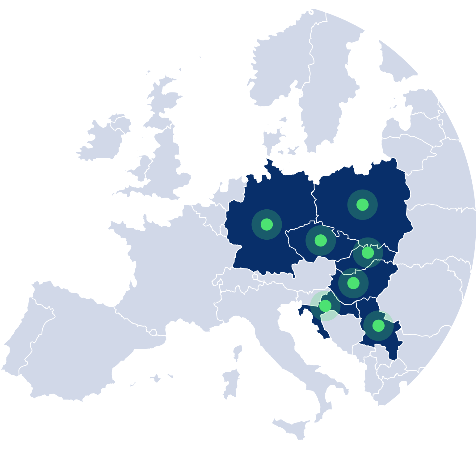 mapa frame svetla | Kontakty